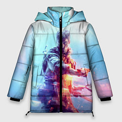 Куртка зимняя женская Battlefield 5, цвет: 3D-черный