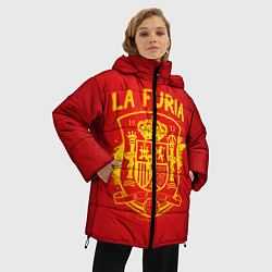 Куртка зимняя женская La Furia, цвет: 3D-светло-серый — фото 2