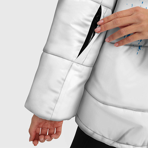 Женская зимняя куртка Android Blood: White / 3D-Черный – фото 5