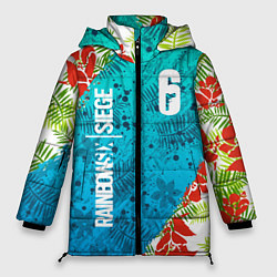 Куртка зимняя женская Rainbow Six: Sunsplash Pack, цвет: 3D-красный