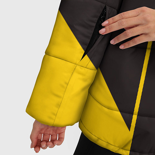 Женская зимняя куртка Alpinism: Yellow Russia / 3D-Черный – фото 5