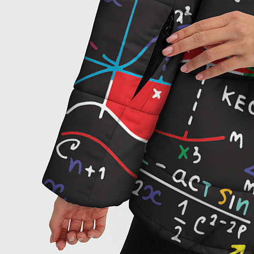 Женская зимняя куртка Math / 3D-Черный – фото 5