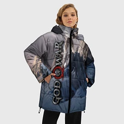 Куртка зимняя женская God of War: Winter, цвет: 3D-черный — фото 2