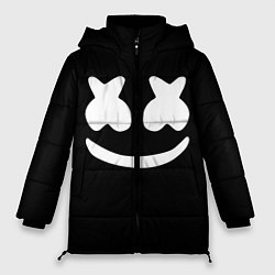 Куртка зимняя женская Marshmello: Black Face, цвет: 3D-черный