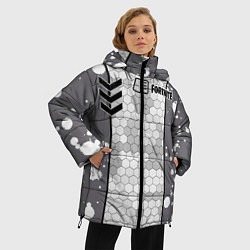 Куртка зимняя женская Fortnite: Мастер сюрикенов, цвет: 3D-черный — фото 2