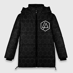 Куртка зимняя женская Linkin Park: Black Carbon, цвет: 3D-черный