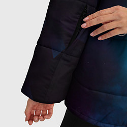 Куртка зимняя женская No Man’s Sky: Dark Space, цвет: 3D-черный — фото 2
