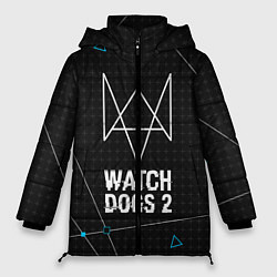 Куртка зимняя женская Watch Dogs 2: Tech Geometry, цвет: 3D-светло-серый
