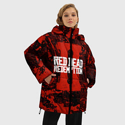 Куртка зимняя женская Red Dead Redemption: Part II, цвет: 3D-черный — фото 2