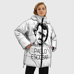 Куртка зимняя женская Pablo Escobar, цвет: 3D-красный — фото 2