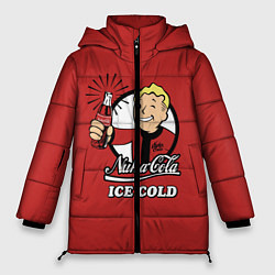 Куртка зимняя женская Nuka Cola: Ice Cold, цвет: 3D-красный