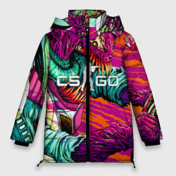 Куртка зимняя женская CS:GO Beast Weapon, цвет: 3D-черный