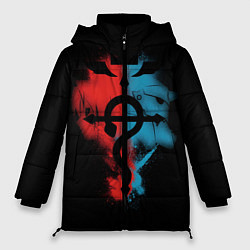 Куртка зимняя женская Стальной алхимик, цвет: 3D-красный