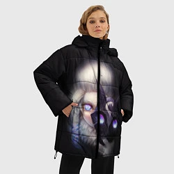 Куртка зимняя женская Некромантия, цвет: 3D-черный — фото 2