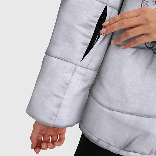 Женская зимняя куртка Лучший в мире психотерапевт / 3D-Черный – фото 5