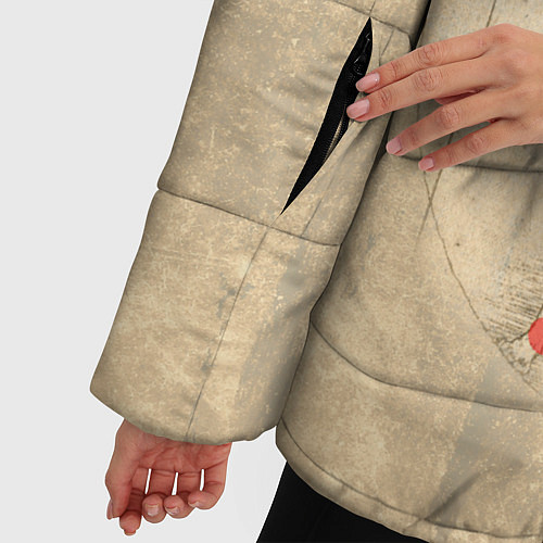 Женская зимняя куртка Травматология как искусство / 3D-Черный – фото 5