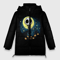 Куртка зимняя женская The Nightmare Before Christmas, цвет: 3D-черный