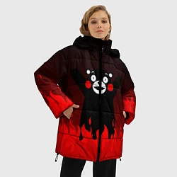 Куртка зимняя женская Kumamon: Hell Flame, цвет: 3D-красный — фото 2