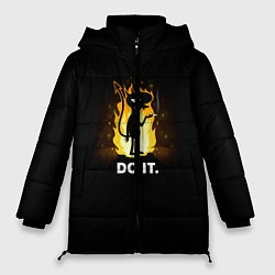 Куртка зимняя женская Disenchantment: Do it, цвет: 3D-черный