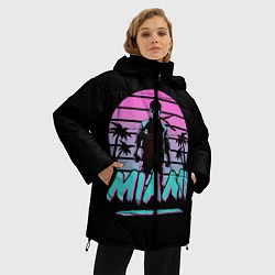 Куртка зимняя женская Майами, цвет: 3D-черный — фото 2