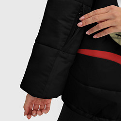 Куртка зимняя женская Лицо Ниблера, цвет: 3D-светло-серый — фото 2