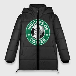 Куртка зимняя женская 100 cups of coffee, цвет: 3D-светло-серый