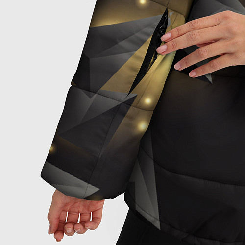 Женская зимняя куртка PUBG: Night Fireflies / 3D-Черный – фото 5