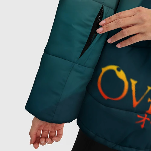 Женская зимняя куртка Momonga Overlord / 3D-Черный – фото 5