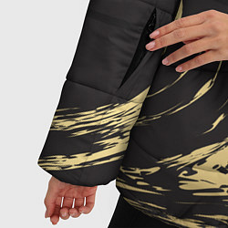 Куртка зимняя женская Золотой мрамор, цвет: 3D-черный — фото 2