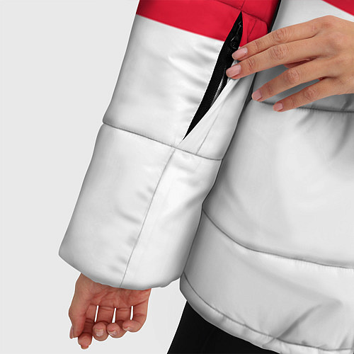 Женская зимняя куртка AC Milan: White Form / 3D-Черный – фото 5