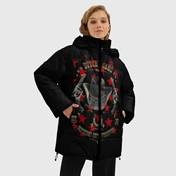 Куртка зимняя женская RDR 2: Dutch's Gang, цвет: 3D-светло-серый — фото 2