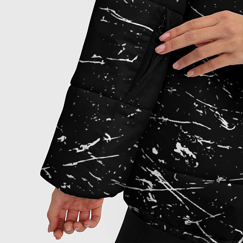 Женская зимняя куртка GONE Fludd ХАОС Черный / 3D-Черный – фото 5