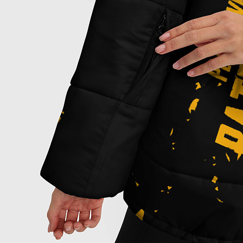 Женская зимняя куртка PUBG: Black Fashion / 3D-Черный – фото 5