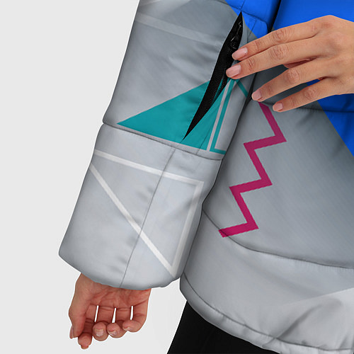 Женская зимняя куртка BTS Geometry / 3D-Черный – фото 5
