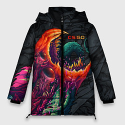 Куртка зимняя женская CS:GO Hyper Beast Original, цвет: 3D-красный