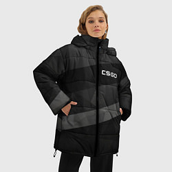 Куртка зимняя женская CS:GO Graphite, цвет: 3D-красный — фото 2