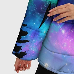 Куртка зимняя женская No Man's Sky: Space Vision, цвет: 3D-черный — фото 2