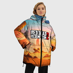 Куртка зимняя женская RDR 2: Wild West, цвет: 3D-черный — фото 2