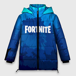 Куртка зимняя женская Fortnite: Blue Forest, цвет: 3D-черный