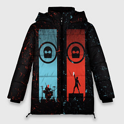 Куртка зимняя женская Twenty One Pilots: Tear In My Heart, цвет: 3D-черный