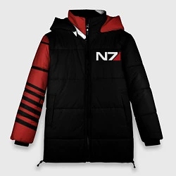 Куртка зимняя женская MASS EFFECT N7, цвет: 3D-светло-серый