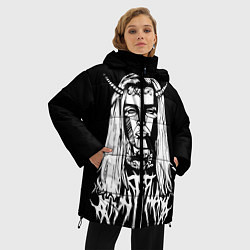 Куртка зимняя женская Ghostemane: Devil, цвет: 3D-черный — фото 2