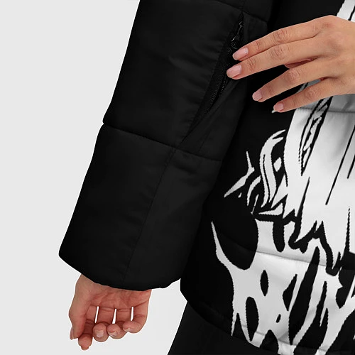 Женская зимняя куртка Ghostemane: Devil / 3D-Черный – фото 5