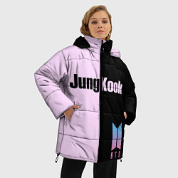 Куртка зимняя женская BTS Jung Kook, цвет: 3D-черный — фото 2
