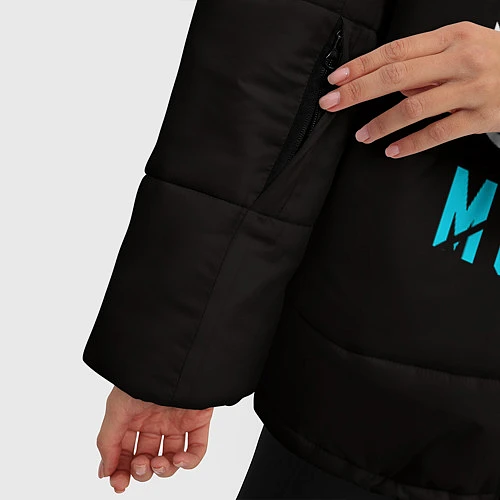 Женская зимняя куртка MONSTA X / 3D-Черный – фото 5