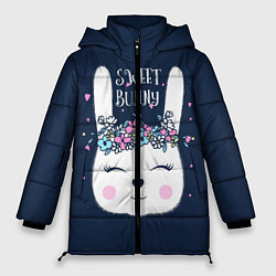 Куртка зимняя женская Sweet Bunny, цвет: 3D-черный