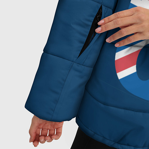Женская зимняя куртка London: Great Britain / 3D-Черный – фото 5