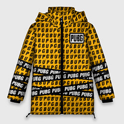 Куртка зимняя женская PUBG Life: Yellow Style, цвет: 3D-черный