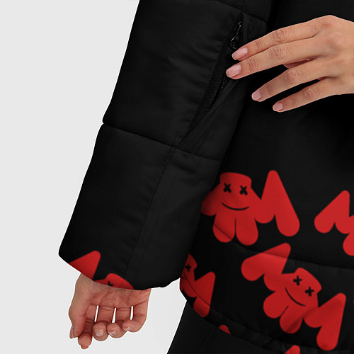 Женская зимняя куртка Marshmello: Sell Out / 3D-Черный – фото 5