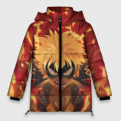 Куртка зимняя женская Boku no Hero Academia, цвет: 3D-черный